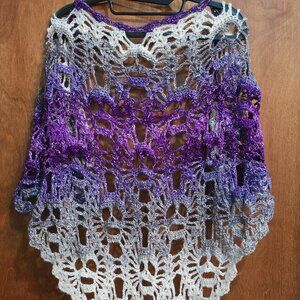 NEW Handmade Skull Patterned Shawl.